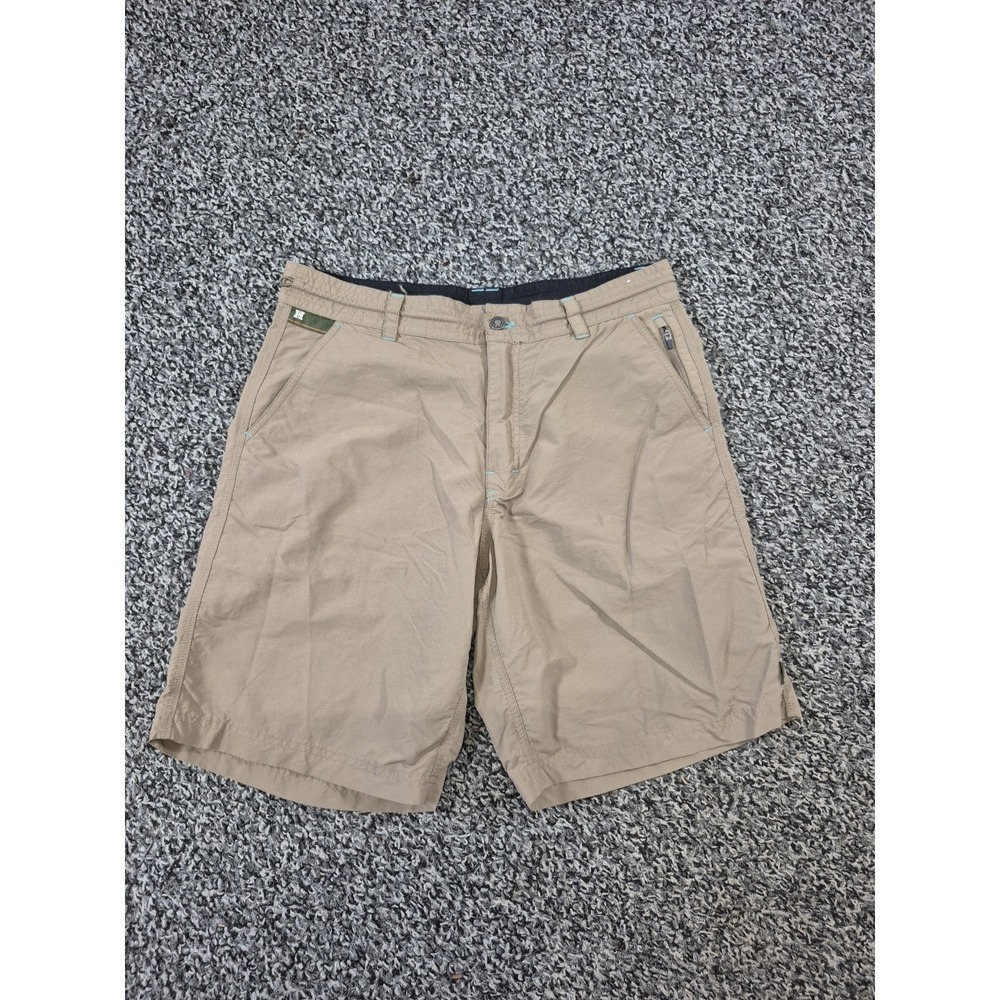 Howler Bros Horizon Hybrid Shorts Mens 35 Olive Nylon Ripstop Surf Beach 9"